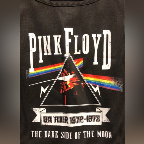 Pink Floyd Graphic Crop Tank - Picture 2 of 4